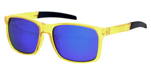 81043ME/RV Men's Plastic Large Rectangular Frame w/ Color Mirror
