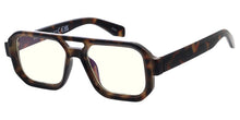 81052BLF/CLR Unisex Plastic Large Aviator Frame Blue Light Filtering Computer Glasses