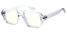 81052BLF/CLR Unisex Plastic Large Aviator Frame Blue Light Filtering Computer Glasses