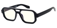 81052BLF/CLR Unisex Plastic Large Aviator Frame Blue Light Filtering Computer Glasses