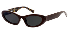 81058LEO Women's Plastic Medium Cat Eye Frame w/ Leopard Print
