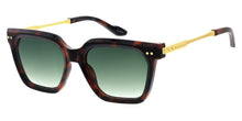 81059 Unisex Plastic Large Rectangular Frame w/ Metal Accent on Temple