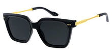 81059 Unisex Plastic Large Rectangular Frame w/ Metal Accent on Temple