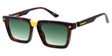 81060 Women's Plastic Medium Square Frame w/ Metal Accent on Temple