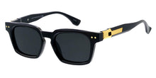 81062 Women's Plastic Medium Rectangular Frame w/ Metal Accent on Temple