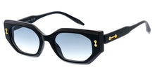 81064 Women's Plastic Medium Geometrical Frame w/ Metal Accent on Temple