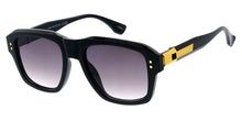 81068 Unisex Plastic Large Aviator Frame w/ Metal Accent on Temple