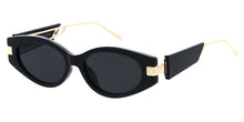 81084 Women's Plastic Oval Medium Frame w/ Metal Tips