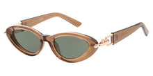 81086 Women's Plastic Medium Oblong Frame w/ Metal Accents on Temple