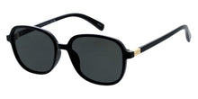 81104 Women's Plastic Large Rectangular Frame w/ Metal Accent on Temple