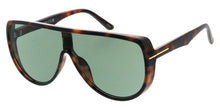 81110 Unisex Oversize Plastic Aviator Shield Frame