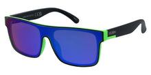 81120KSH/RV KUSH Plastic Large Casual Rectangular Shield Frame w/ Color Mirror Lens