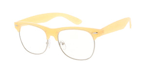 9791COL/CLR Unisex Combo Large Clubber w/ Clear Lens