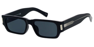 CP003 Premium Unisex Plastic Small Chunky Rectangular Frame w/ Wire Core Temples