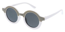 K6673G Kids' Plastic Girls Round  Two-Tone Frame
