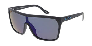 KU-POL020RV KUSH Large Rectangular Shield Frame w/ Polarized Color Mirror Lens
