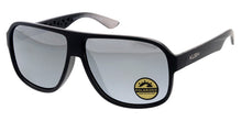 KU-POL027RV KUSH Large Plastic Aviator Frame w/ Polarized Color Mirror Lens