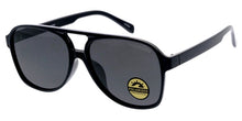 POLF1034 Unisex Large Plastic Aviator Frame w/ Polarized Lens