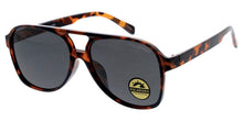POLF1034 Unisex Large Plastic Aviator Frame w/ Polarized Lens