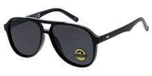 POLF1035 Unisex Large Plastic Aviator Frame w/ Polarized Lens