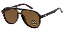 POLF1035 Unisex Large Plastic Aviator Frame w/ Polarized Lens
