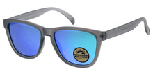 POLF1037RV Plastic Medium Rectangular Square Frame w/ Polarized Color Mirror Lens