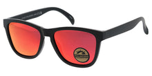 POLF1037RV Plastic Medium Rectangular Square Frame w/ Polarized Color Mirror Lens