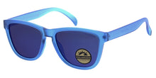 POLF1037RV Plastic Medium Rectangular Square Frame w/ Polarized Color Mirror Lens