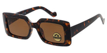 POLF1039 Women's Plastic Medium Rectangular Frame w/ Polarized Lens