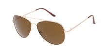 3293GLD/MH Unisex Metal Large Gold Metal Aviator