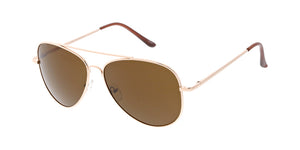 3293GLD/MH Unisex Metal Large Gold Metal Aviator
