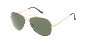 3293GLD/MH Unisex Metal Large Gold Metal Aviator