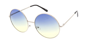 3405MH Women's Metal Classic Large Round Frame w/ Two Tone Lens