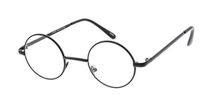3423CLR Unisex Metal Classic Small Round Lennon Frame w/ Clear Lens