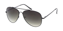 3478BLK/MH Unisex Metal Large Aviator Black Frame