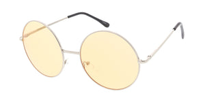 3492MH Women's Metal Large Round Wire Frame w/ Color Lens