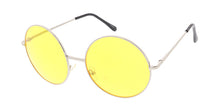 3492MH Women's Metal Large Round Wire Frame w/ Color Lens