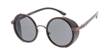3542 Unisex Metal Medium Round Side Cover Steampunk Frame