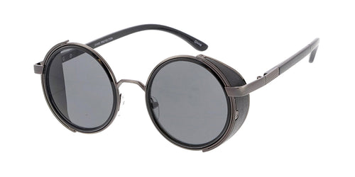 3542 Unisex Metal Medium Round Side Cover Steampunk Frame