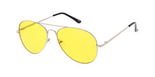 3584COL/MH Unisex Standard Metal Aviator Spring Temples w/ Color Lens