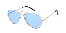 3584COL/MH Unisex Standard Metal Aviator Spring Temples w/ Color Lens
