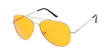 3585COL/MH Unisex Large Metal Aviator Spring Temples w/ Color Lens