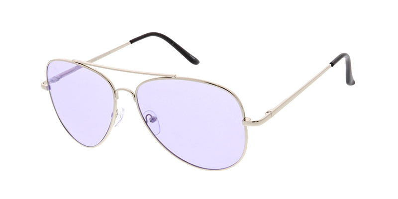 Sunny Pro Oversized Aviator Sunglasses - Gold Metal Frame, Clear Lens, UV400 Protection, Unisex