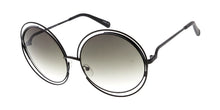 3590 Women's Metal Oversized Double Wire Round Frame