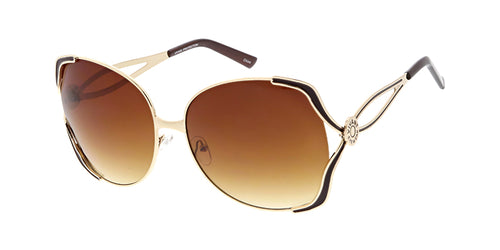 3603VE Vivant Eyewear Metal Oversized Square Frame