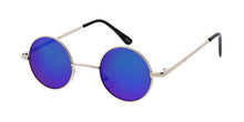 3611RV Unisex Metal Classic Small Round Lennon Frame w/ Color Mirror Lens