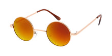 3611RV Unisex Metal Classic Small Round Lennon Frame w/ Color Mirror Lens