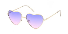3613HRT Women's Metal Small Wire Heart Frame w/ Two Tone Lens