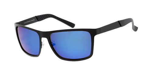 3638ME/RV Men's Metal Medium Rectangular Frame w/ Color Mirror Lens