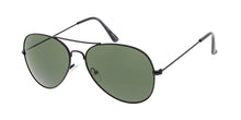 3688 Unisex Metal Standard Aviator w/ Grey-Green Lens